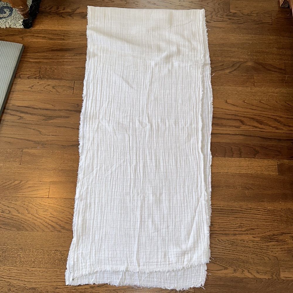 Jewel Toffier double layer crinkle cloth cotton wrap or shawl - Picture 8 of 8